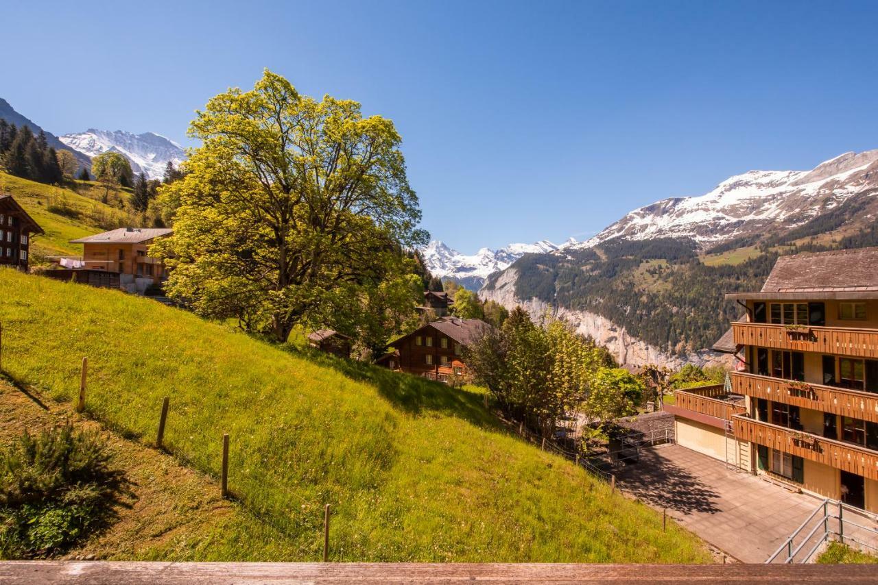 Roossi-Huus 3 Lejlighed Wengen Eksteriør billede