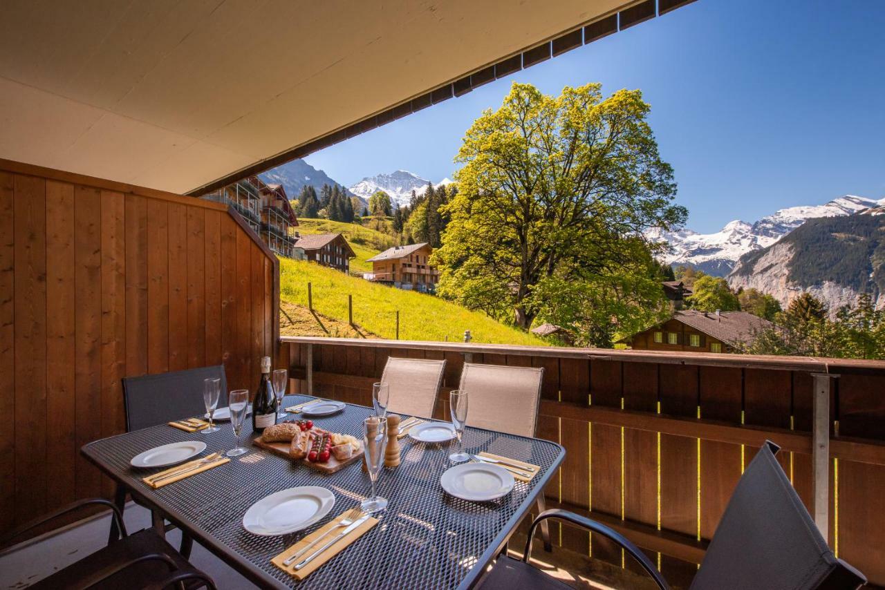 Roossi-Huus 3 Lejlighed Wengen Eksteriør billede